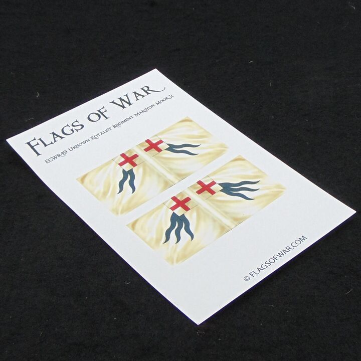28mm, Flags of War, ECW: Royalist Flags of An Unknown Regiment at Marston Moor