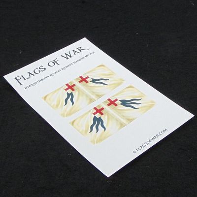 28mm, Flags of War, ECW: Royalist Flags of An Unknown Regiment at Marston Moor
