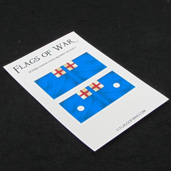 28mm, Flags of War, ECW: Royalist Flags of John Balasye's Regiment of Foot 1