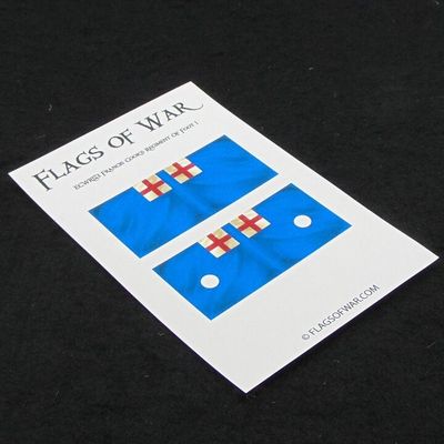 28mm, Flags of War, ECW: Royalist Flags of John Balasye's Regiment of Foot 1