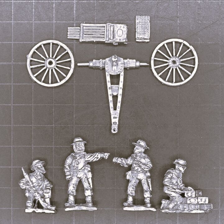 Redoubt Enterprises, Sudan War: British Naval Brigade Nordenfelt MG & Crew