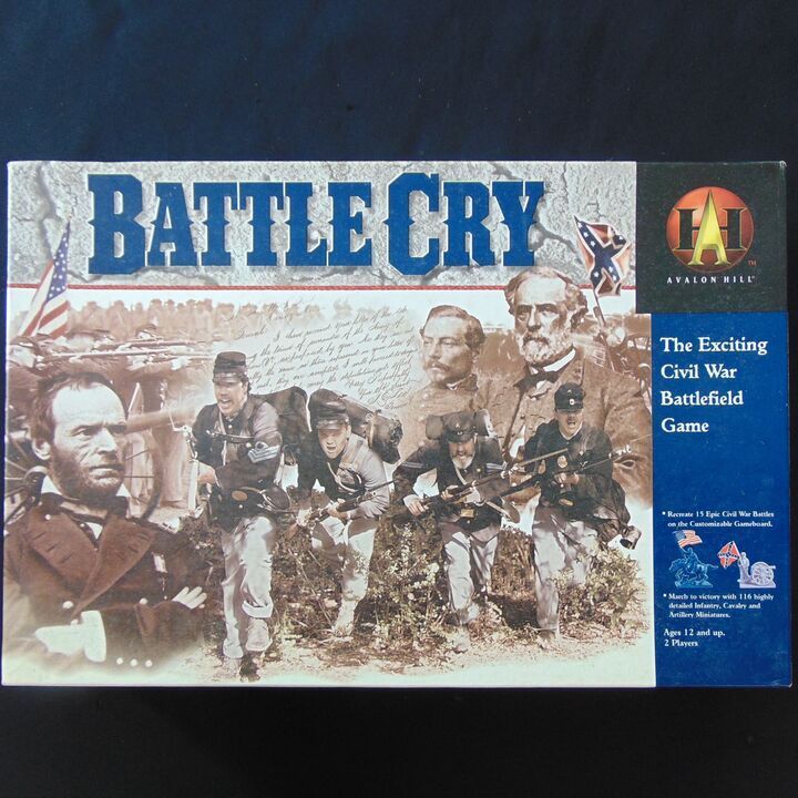 Avalon Hill - Battle Cry, The Exciting Civil War Battlefield Game