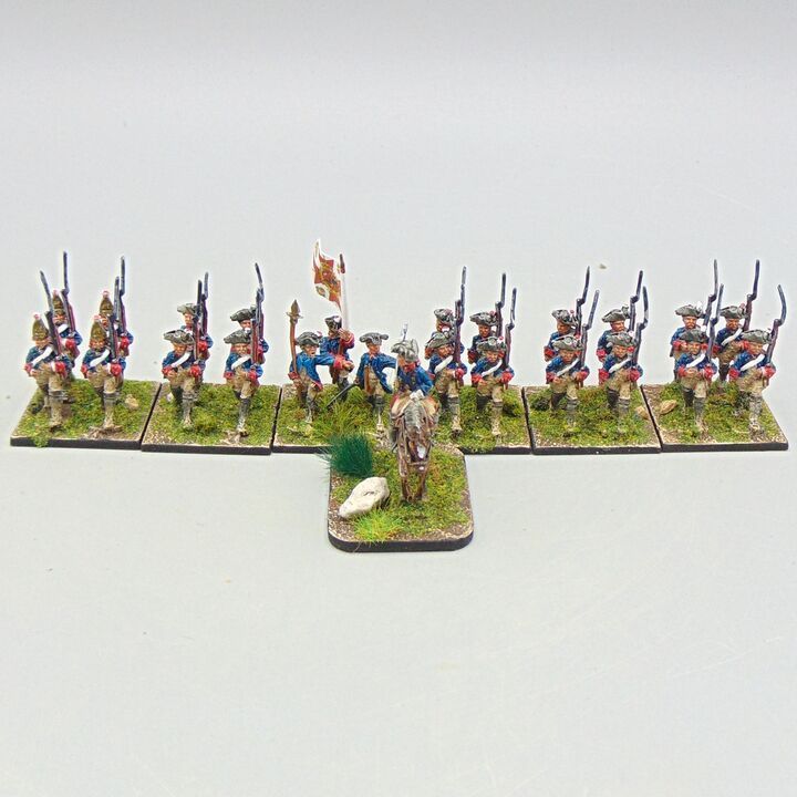 Grade D, Eureka Miniatures - SYW - Prussian Musketeer Unit