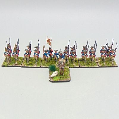 Grade D, Eureka Miniatures - SYW - Prussian Musketeer Unit Grade D, Eureka Miniatures - SYW - Prussian Musketeer Unit