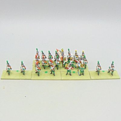 Grade D - Essex Miniatures - Napoleonic - French Legere Infantry Battalion in Green Uniforms