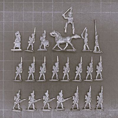 Minifigs, Napoleonic: French Ligne Unit Minifigs, Napoleonic: French Ligne Unit