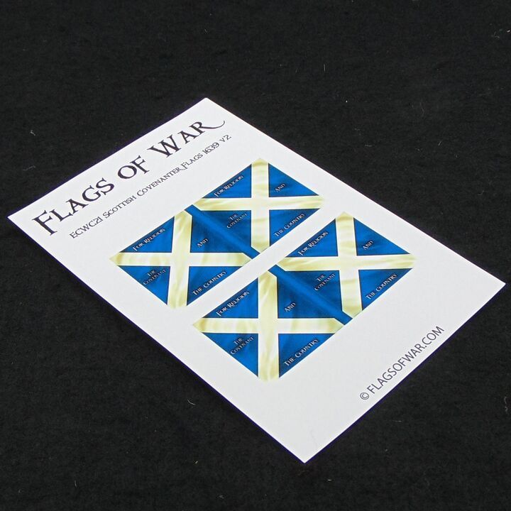 28mm, Flags of War, ECW: Covenantor Infantry Flags of 1639 2 28mm, Flags of War, ECW: Covenantor Infantry Flags of 1639 2