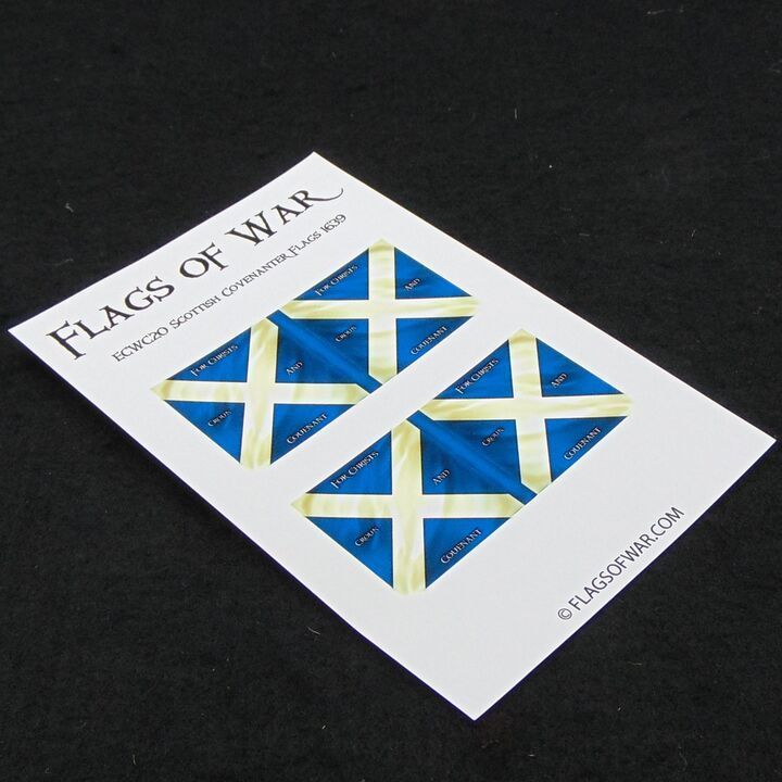 28mm, Flags of War, ECW: Covenantor Infantry Flags of 1639 1 28mm, Flags of War, ECW: Covenantor Infantry Flags of 1639 1