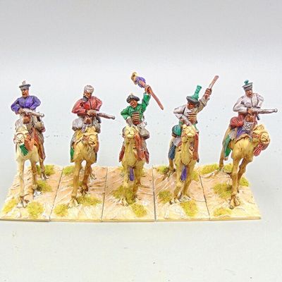 Grade D - Unidentified Manufacturer - Sikh Wars - Camel Mounted Warriors Grade D - Unidentified Manufacturer - Sikh Wars - Camel Mounted Warriors