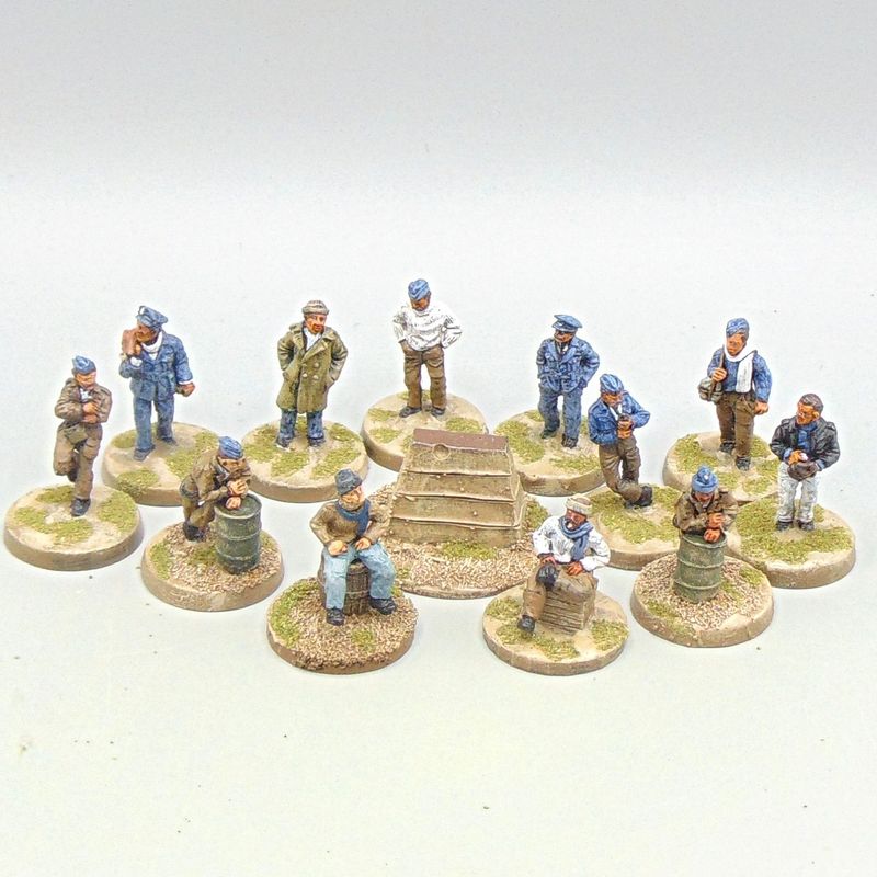 Grade D - Ebob Miniatures - WW2 - Great Escape British POW's Grade D - Ebob Miniatures - WW2 - Great Escape British POW's