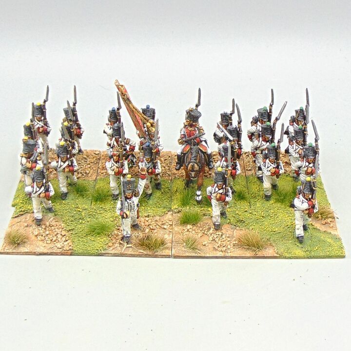 Grade C - Unidentified Manufacturer - Napoleonic - Saxon Infantry Unit