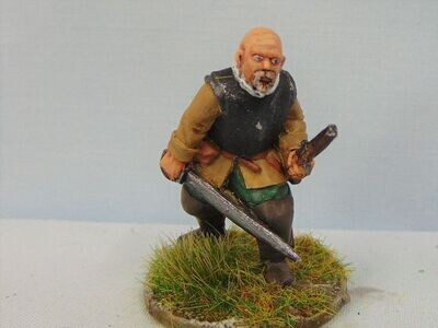 Dismounted Veteran Reiver, or Broken Man, with Sword & Dagg Dismounted Veteran Reiver, or Broken Man, with Sword & Dagg