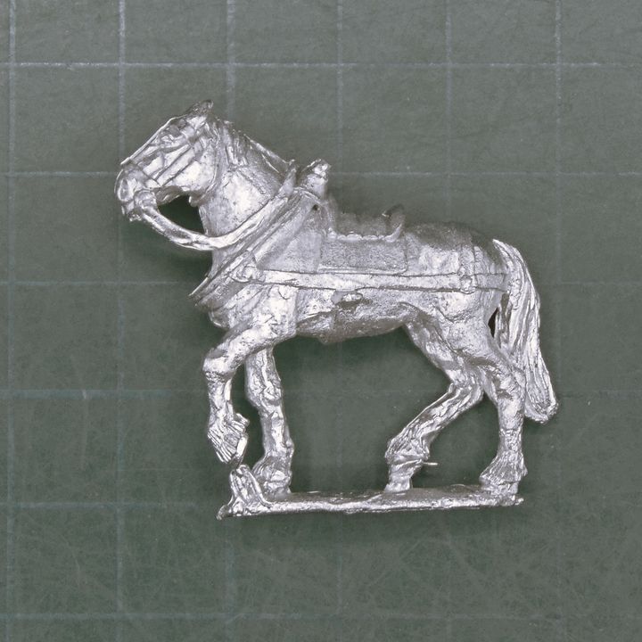 Wargames Foundry, WSS/GNW: Saddled Limber Horse Wargames Foundry, WSS/GNW: Saddled Limber Horse