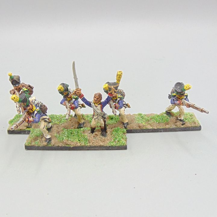Grade D - Old Glory Miniatures - Napoleonic - French Line Voltigeurs, Skirmishing Grade D - Old Glory Miniatures - Napoleonic - French Line Voltigeurs, Skirmishing