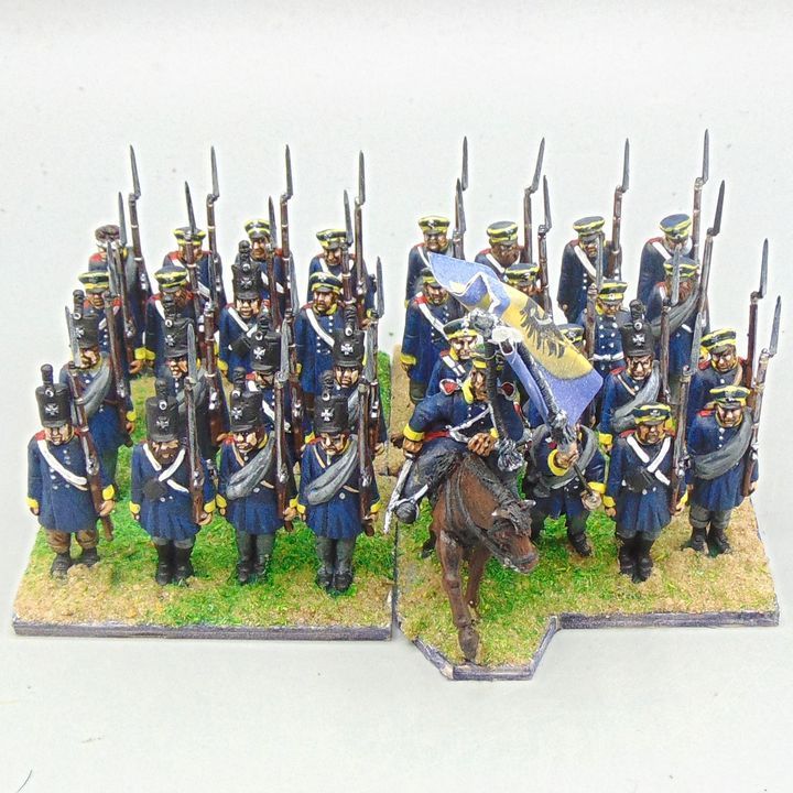 Grade D - Warlord Games - Napoleonic - Prussian Landwehr Infantry Unit Grade D - Warlord Games - Napoleonic - Prussian Landwehr Infantry Unit