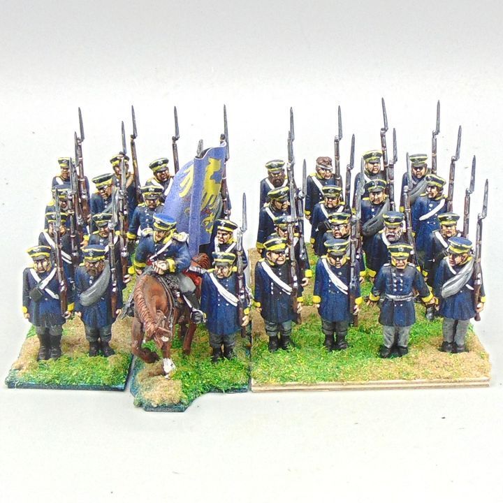 Grade D - Warlord Games - Napoleonic - Prussian Landwehr Infantry Unit Grade D - Warlord Games - Napoleonic - Prussian Landwehr Infantry Unit