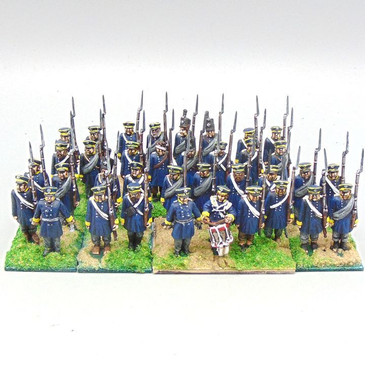 Grade D - Warlord Games - Napoleonic - Prussian Landwehr Infantry Unit Grade D - Warlord Games - Napoleonic - Prussian Landwehr Infantry Unit