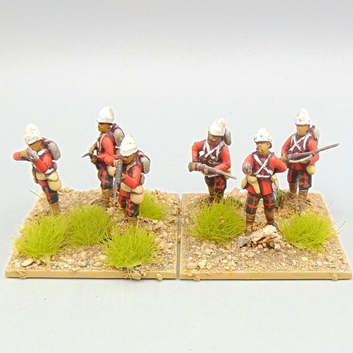 Grade E - Warlord Games - Zulu War - British Highland Infantry Grade E - Warlord Games - Zulu War - British Highland Infantry