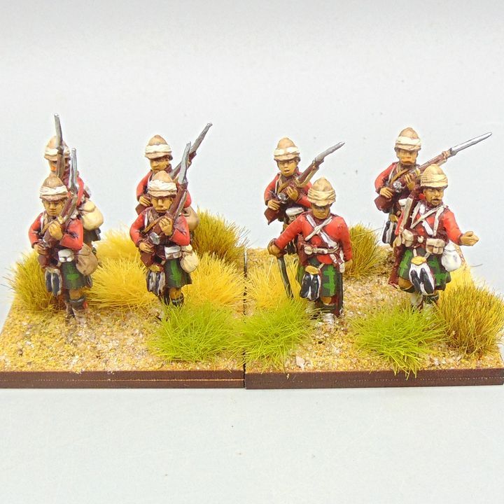 Grade E - Perry Miniatures - Later Colonial - British Highland Infantry Grade E - Perry Miniatures - Later Colonial - British Highland Infantry