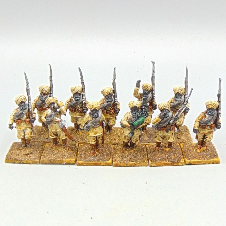 Grade E - Perry Miniatures - Sudan Campaign - Sikh Infantry Grade E - Perry Miniatures - Sudan Campaign - Sikh Infantry