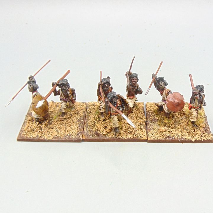 Grade E - Unidentified Manufacturer - Sudan Campaign - Dervish Warriors Grade E - Unidentified Manufacturer - Sudan Campaign - Dervish Warriors