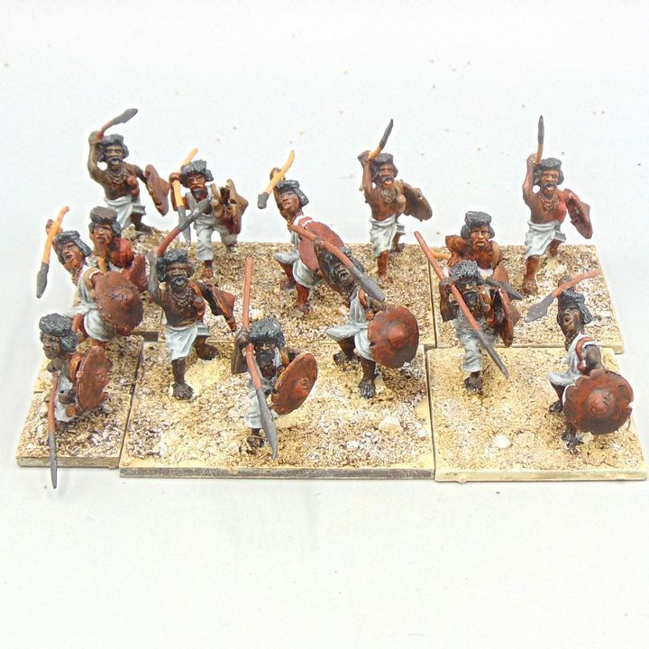 Grade E - Unidentified Manufacturer - Sudan Campaign - Dervish Warriors Grade E - Unidentified Manufacturer - Sudan Campaign - Dervish Warriors