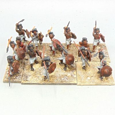 Grade E - Unidentified Manufacturer - Sudan Campaign - Dervish Warriors Grade E - Unidentified Manufacturer - Sudan Campaign - Dervish Warriors