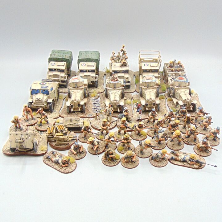 Grade B - Warlord Games/Perry Miniatures - WW2 - British RAF Regiment Western Desert Collection