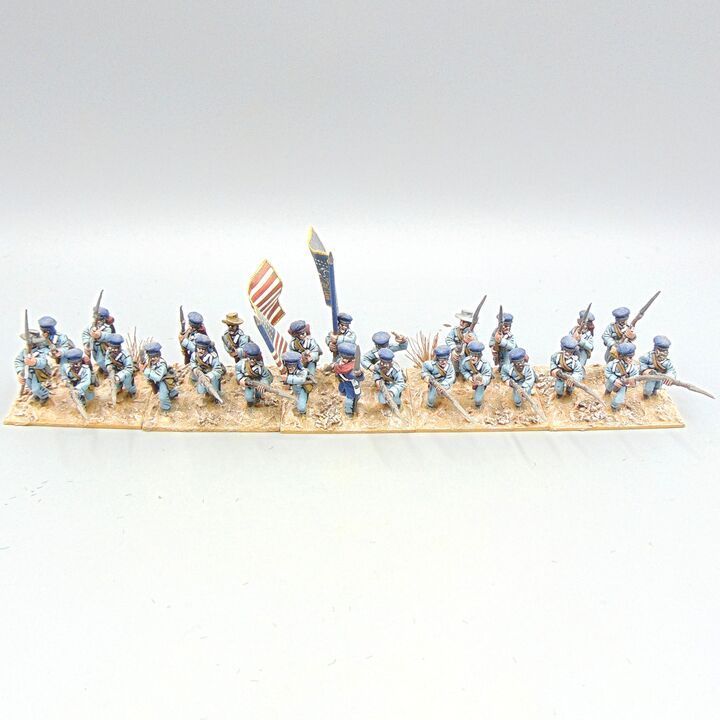 Grade D - 1st Corps Miniatures - Mexican/American War - US Infantry Unit Grade D - 1st Corps Miniatures - Mexican/American War - US Infantry Unit