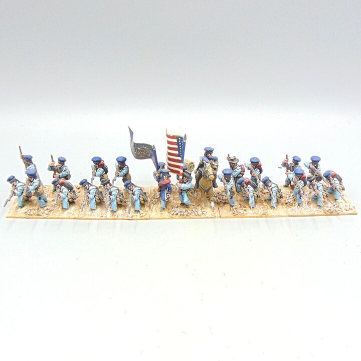Grade D - 1st Corps Miniatures - Mexican/American War - US Infantry Unit Grade D - 1st Corps Miniatures - Mexican/American War - US Infantry Unit