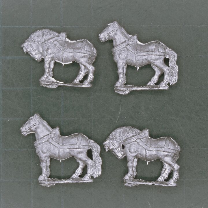Essex Miniatures, C18th/19th - Draught Horses