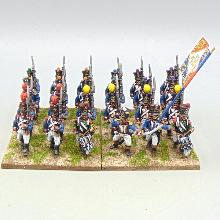 Grade C - Front Rank Miniatures - Napoleonic - French Ligne Infantry Unit