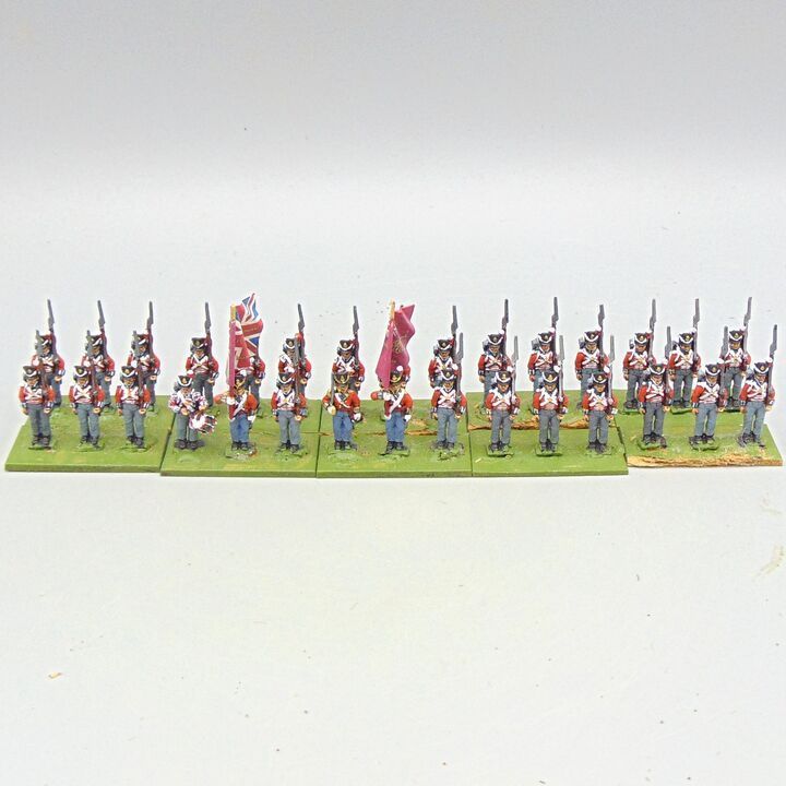 Grade D - Newline Designs - Napoleonic - British Line Infantry Unit in Belgic Shakos Grade D - Newline Designs - Napoleonic - British Line Infantry Unit in Belgic Shakos