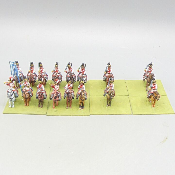 Grade C - Unidentified Manufacturer - Napoleonic - Bavarian Dragoons Unit Grade C - Unidentified Manufacturer - Napoleonic - Bavarian Dragoons Unit