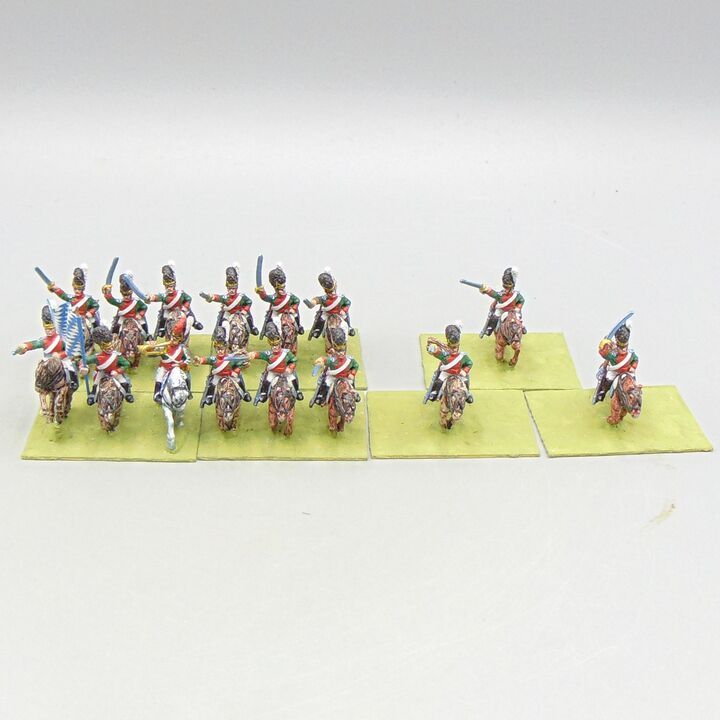 Grade C - Unidentified Manufacturer - Napoleonic - Bavarian Light Dragoons Unit Grade C - Unidentified Manufacturer - Napoleonic - Bavarian Light Dragoons Unit