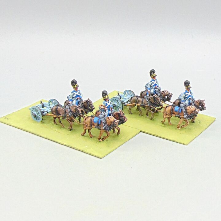 Grade D - Unidentified Manufacturer - Napoleonic - Bavarian Artillery Limbers Grade D - Unidentified Manufacturer - Napoleonic - Bavarian Artillery Limbers