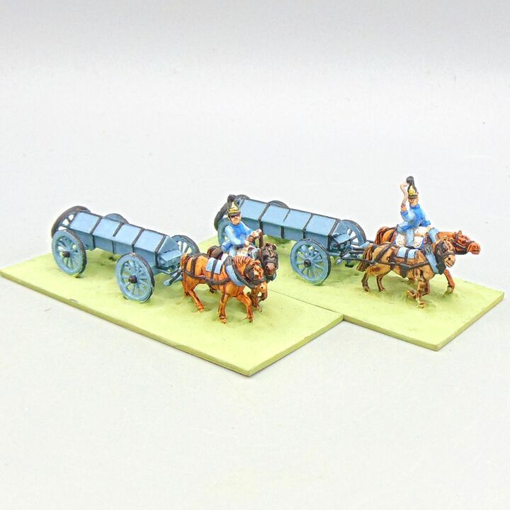 Grade D - Unidentified Manufacturer - Napoleonic - Bavarian Artillery Caissons Grade D - Unidentified Manufacturer - Napoleonic - Bavarian Artillery Caissons