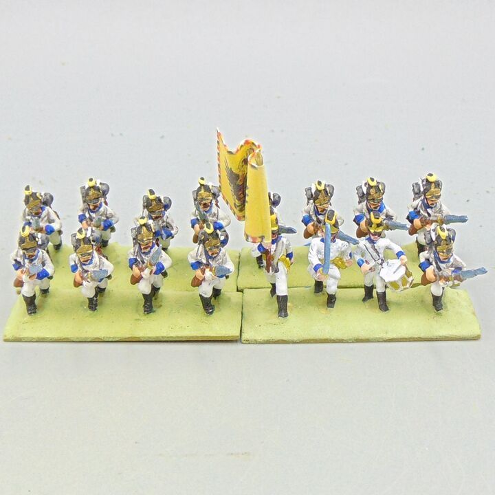Grade D - Minifigs - Napoleonic - Austrian 'German' Fusilier Unit in Helmets