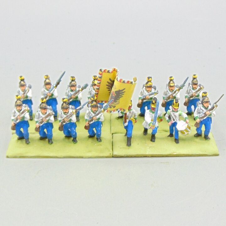 Grade D - Minifigs - Napoleonic - Austrian 'Hungarian' Fusilier Unit