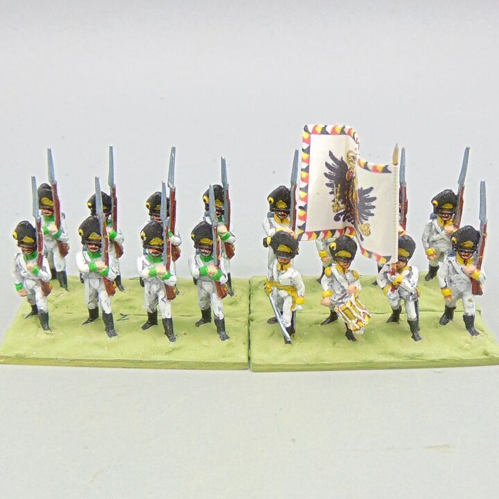 Grade D - Minifigs - Napoleonic - Austrian 'German' Combined Grenadier Unit