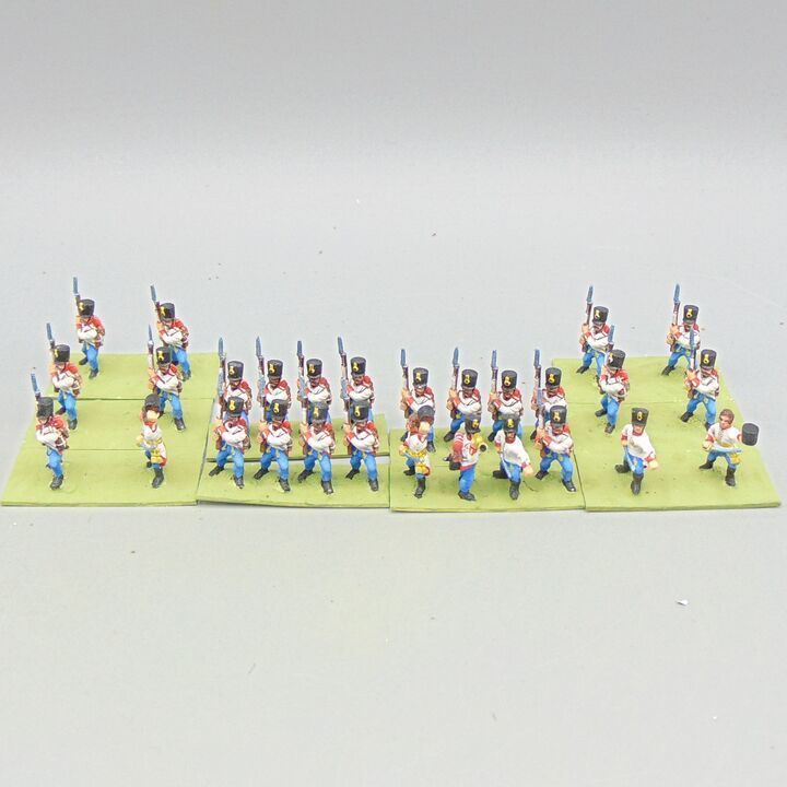 Grade D - Essex Miniatures - Napoleonic - Hungarian Grenz Unit in Close & Open Order