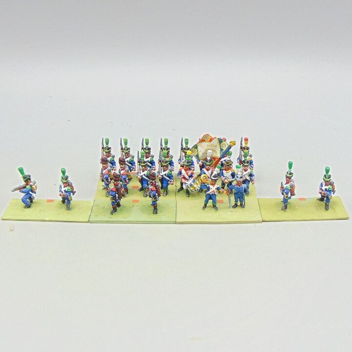 Grade D - Essex Miniatures - Napoleonic - French Legere Infantry Battalion Grade D - Essex Miniatures - Napoleonic - French Legere Infantry Battalion
