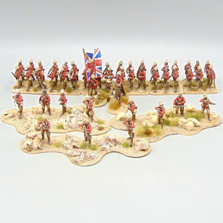 Grade C - Perry Miniatures - Mahdist War - British Guards Infantry Unit Grade C - Perry Miniatures - Mahdist War - British Guards Infantry Unit
