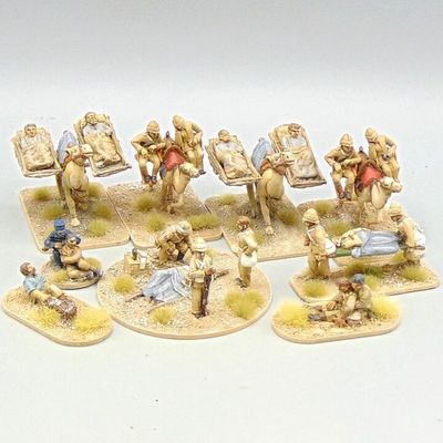 Grade D - Various Manufacturers - Mahdist War - British Casualties & Medics Grade D - Various Manufacturers - Mahdist War - British Casualties & Medics