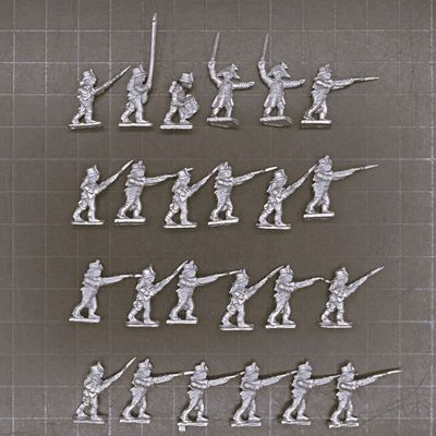 Warrior Miniatures, Napoleonic - Austrian Jagers or Landwehr Unit