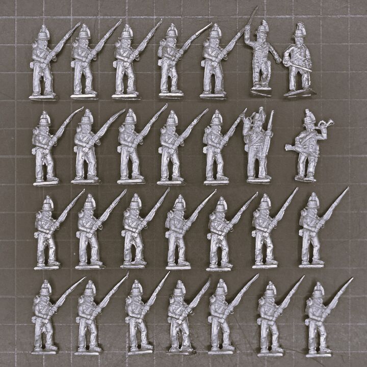 Newline Designs, Napoleonic - Brunswick Advant Garde Infantry Unit