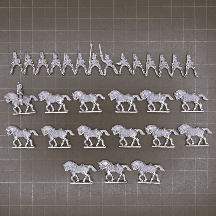 Warrior Miniatures, Napoleonic - Austrian Dragoon Unit