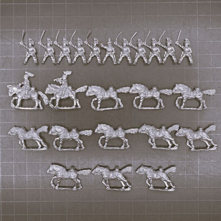 Essex Miniatures, Napoleonic: French Cuirassiers Unit