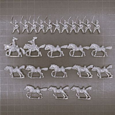 Essex Miniatures, Napoleonic: French Cuirassiers Unit Essex Miniatures, Napoleonic: French Cuirassiers Unit