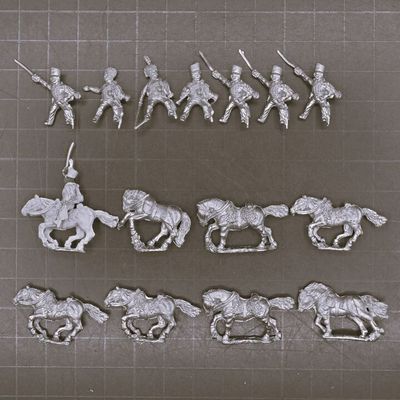 Essex Miniatures, Napoleonic: French Hussars Unit Essex Miniatures, Napoleonic: French Hussars Unit